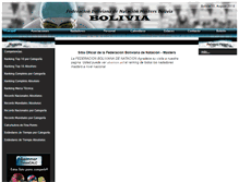 Tablet Screenshot of natacionmasterbolivia.org